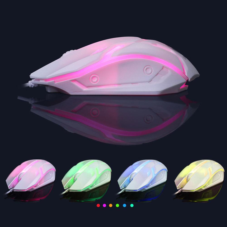 GTX300 Gaming Keyboard Mouse Glowing Set
