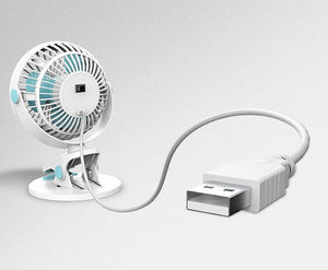 Portable Mini Desktop Fan Silent  Rechargeable Fan Cooler
