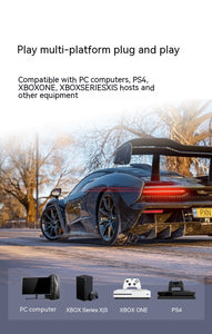 PXN V10 Game Aiming Wheel Racing Game Aiming Wheel Compatible With PCXBOX ONEPS4