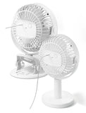 Portable Mini Desktop Fan Silent  Rechargeable Fan Cooler
