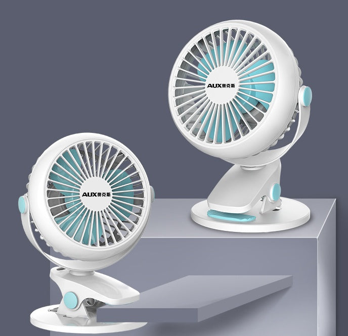 Portable Mini Desktop Fan Silent  Rechargeable Fan Cooler
