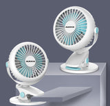 Portable Mini Desktop Fan Silent  Rechargeable Fan Cooler