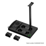 XboxSeriesS Gamepad Dual Battery Fixed Charger With Earphone Rack