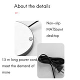 Smart Coffee Mug Cup Warmer For Office Home Waterproof Thermostatic Heat Cup Pad