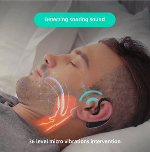 24 Hours Bluetooth Anti-snoring Device Charge Aid Snoring Analyzes Sleep Datas
